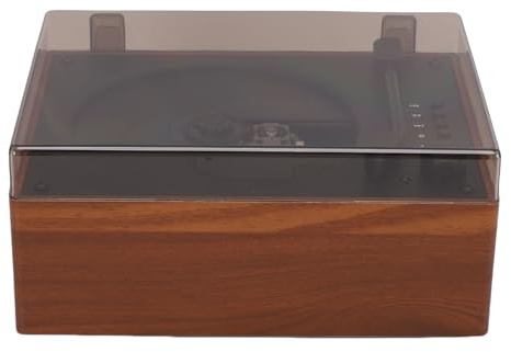 Hidyliu Lettore CD Vintage Portatile con Avanzato Bluetooth 5.1 per la Casa, L'auto e gli Amanti della Musica, Design Classico (Marrone)
