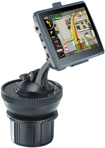 NavGear Navihalter: Universal-Getränkehalter-Adapter für Navi-Halterungen (Universal Navi Halterung Auto, Navihalterung Auto, Kfz Handyhalterung)