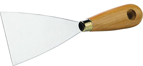 SCHULLER Malerspachtel mit ovalem Holzheft, breite 80 mm, 1 Stck, 50036