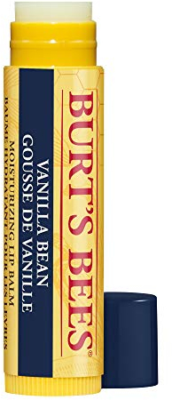 Burt's Bees Lip Balm Vanilla Bean, Moisturising Lip Balm With Beeswax & Vitamin E, 100% Natural Origin, 4.25g