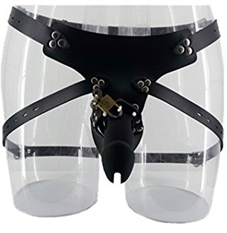 OnundOn Silikon Peniskäfig Keuschheitsgürtel für Männer Keuschheit Mit Erotik Chastity Belt Device (schwarz)