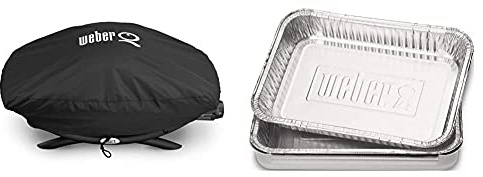 Weber 7118 Emballage de Protection & 6415 Lèchefrites Barquette Aluminium