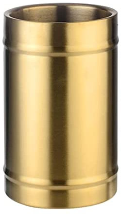 PETOOF Wine Bucket Ice Bucket Ice Tub 2 Liters Champagne Cooler Stainless Steel Ice Bucket Household Champagne Ice Bucket Champagne Bucket Cooler Bucket (Blue : Gold)