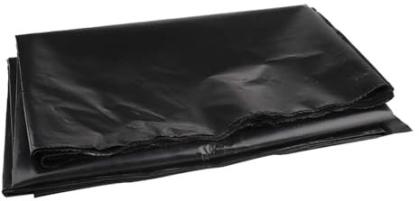 JEDAL Teichfolie, 5 mm HDPE Garten schwarze Membran, 2,1 x 3 m, 16,6 x 26,6 m, 30,4 x 40,2 m, einfaches Schneiden, sichere Teichfolie für Fische, Enten und Wasserlandschaft (Farbe: dick 0,12 mm,
