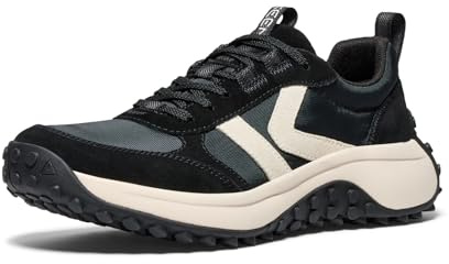 KEEN Ks86 bekväma hållbara retro stil sneakers, svart/björk, 37,5 EU, Svart björk, 37.5 EU