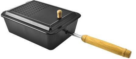 Sharplace Campfire Popcorn Popper Old Fashioned Popcorn Maker Nonstick Popcorn Pan Pot BBQ Tool for Party Picnic Nice Housewarming Gift