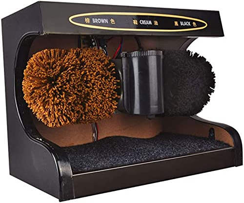 Miuxe Cireuse À Chaussures À Induction Automatique, Nettoyeur De Chaussures Électrique, Petite Machine À Polir Les Chaussures en Métal pour Le Polissage De Dépoussiérage Kit