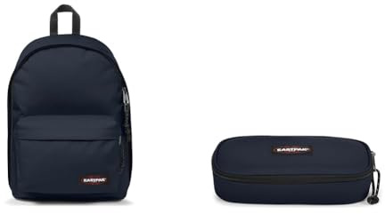 EASTPAK - OUT OF OFFICE - Sac à Dos, 27 L, Ultra Marine (Bleu) & OVAL SINGLE - Trousse, Ultra Marine (Bleu)