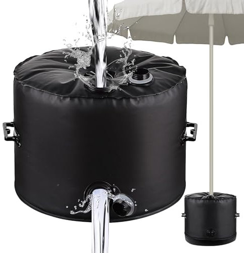 BigKing Umbrella Base Weight Water Bag, Durable 500d PVC Material, Umbrella Base Outdoor Heavy Duty with 2 Handles for Outdoor Patio Garden Beach