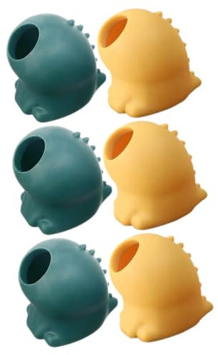 Amosfun 6 Stk Eigelbtrenner cookware eiweißtrenner egg separator egg yolk separator Silikonwerkzeug Eiertrenner kochen Cartoon-Ei-Separator Eiertrenner aus Silikon Ei-Extraktor Kieselgel
