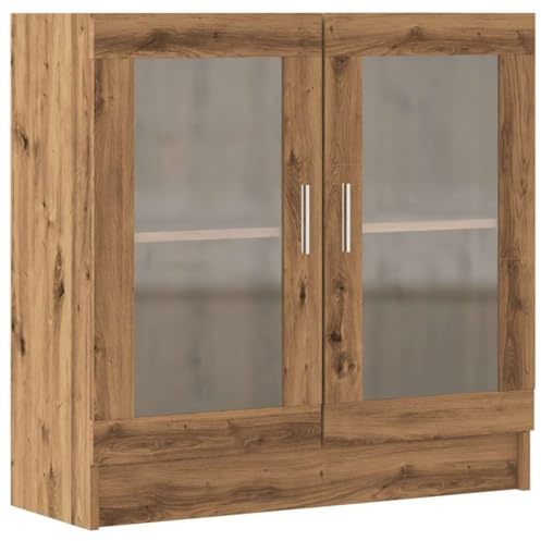 vidaXL Book Cabinet Artisan Oak 82,5x30,5x80 cm Engineered Wood | Loads of room for books and knick-knacks, A trendy look that suits different interiors,