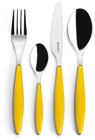 Guzzini - Feeling, Set 24 posate - Ambra, 15x7,2xh24 cm - 230000151