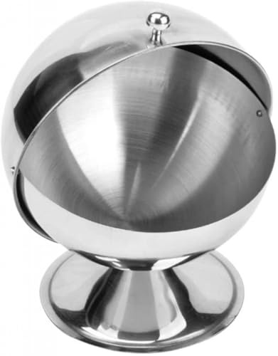 Sucrier avec couvercle en acier inoxydable - Boule à sucre - Boîte à épices - Bocal à bonbons - Bocal à biscuits pour la cuisine