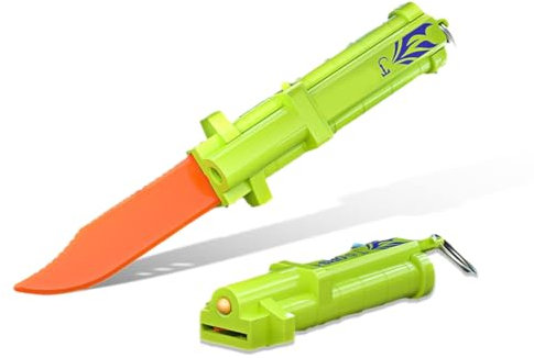 NHQZ Coltello Pugnale a Scomparsa In Plastica,Prop Per Scherzi Coltellino Finto Coltello Retrattile Giocattoloper Trucchi Percarneval Bambini Adulti Festa