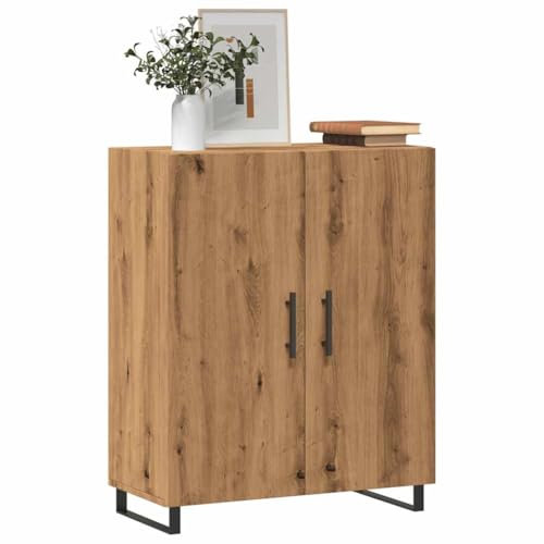 Xichuzi Sideboard Artisan-Eiche 69,5x34x90 cm Holzwerkstoff, Kommode Schlafzimmer, Kommoden & Sideboards, Wohnzimmerschrank, Flur Kommode, Zimmer Möbel - 857182