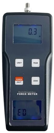 Misuratore di forza digitale, Strumento dinamometro muscolare for misuratore di muscolare con campo di misurazione ±50 Kgf ±490 N ±110 Lbf ampiamente utilizzato in elettronica, ferramenta