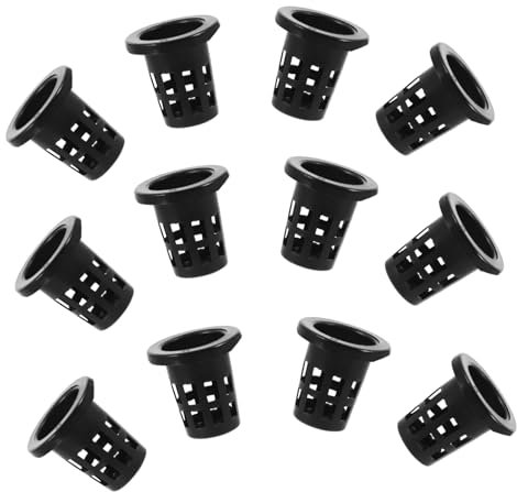 Kisangel 100pezzi Vasi Rete in Plastica Riutilizzabili Piccoli Cestini Per Coltivazione Contenitori Per Piante Acquatiche Vasi Per Coltivazione in Rete