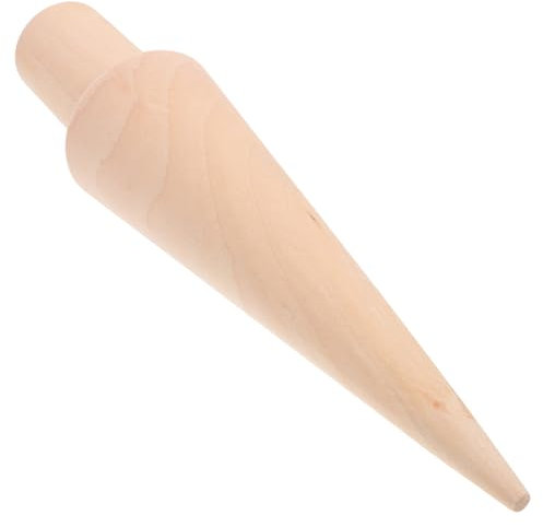 KICHOUSE Molde Para Rollitos De Huevo De Madera Reutilizable Mango Ergonómico Para Hacer Conos De Gofre Hogar y Tienda De Postres