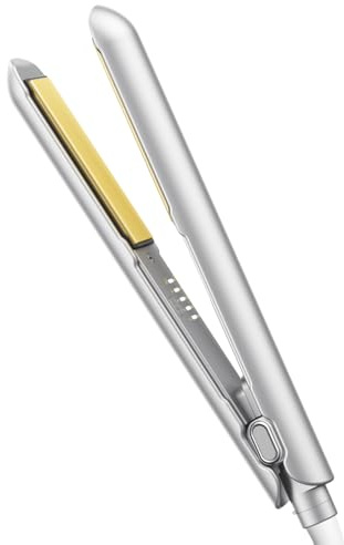 SHEGLAM Plancha Alisadora y Rizadora 2-en-1, Tenaza de Pelo con Iones Negativos, Alisado Rápido en 10 Minutos