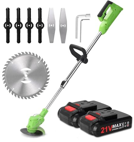Tosaerba Elettrico Da 21 V, Tagliabordi A Batteria Ricaricabile, Con Sgancio Automatico, Portatile, For Uso Domestico, Da Giardino, For La Casa Potatura Efficiente
