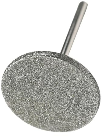 Punta Fresa Unghie Piatta 20mm in Acciaio Inox Argento | Lavorazione di Rifinitura, Taglio Preciso delle Cuticole, Uso Versatile per Cura Unghie