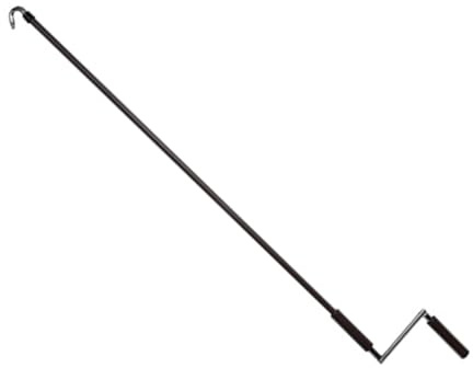 Pickmesh Exterior Roller Shade Universal Crank Wand Replacement Metal Crank Wand Telescoping Skylight Pole with Hook for Exterior Sun Shades Outdoor Indoor Roller up Blinds (Brown)