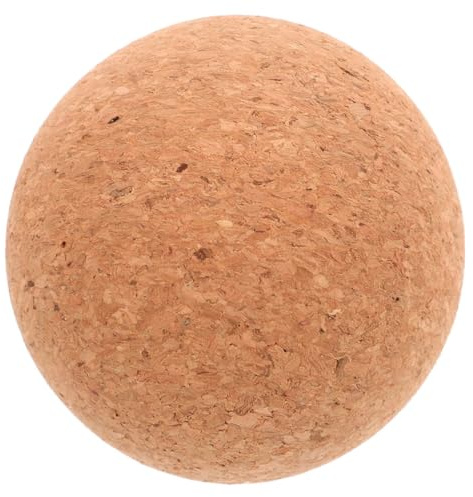 Kork Yogaball Kleiner Massageball aus Kork für Tiefengewebsmassage | Fusselt, für Yoga und Fitness, Leicht zu Verstauen, Verbessert Flexibilität