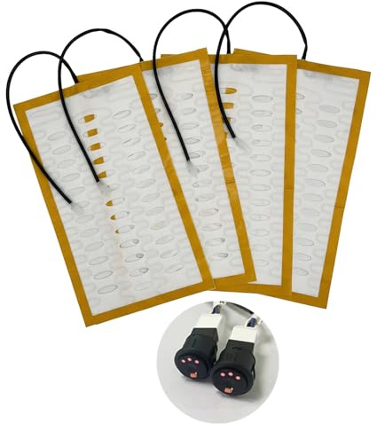 Vichinza Autositzheizungssatz mit Schalter – 3 Stufen, universell für Autositze, 4Pads (2 seat) - C