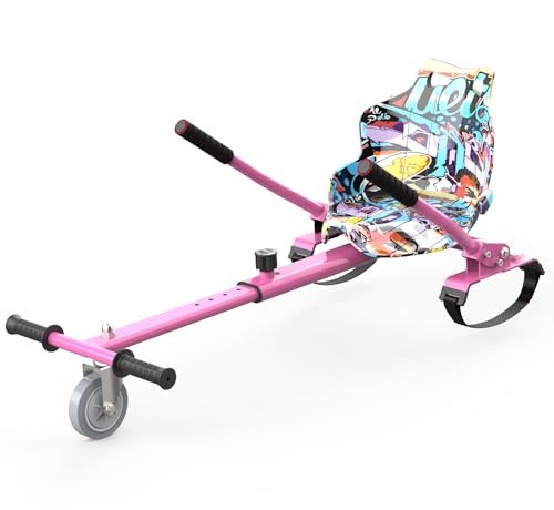 Generisch Hoverkart für Hoverboard –Sitz für Scooter und Gokart – Sitzaufsatz für Hoverboards, Hovergokart für Hoverboards, Sitz für Hoverboards, kompatibel mit 6,5 Zoll, 8,5 Zoll und 10 Zoll