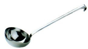 Louche inox monobloc diamètre 20 cm, 2 litres