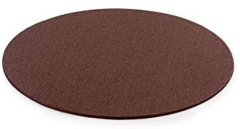 Decora 0931333 DÜNN TORTENPLATTE BRAUN ø 22 CM H 3 MM 9'