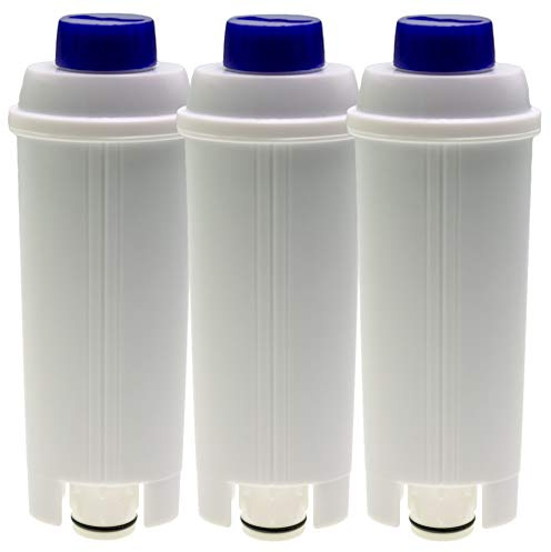 3x Wasserfilter kompatibel mit DeLonghi Kaffeevollautomaten Autentica ECAM23 Dedica Dinamica Eletta ESAM6720 Maestosa Perfecta PrimaDonna Magnifica S, Baugleich zu DLSC002 (14465)