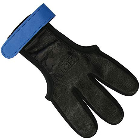 elToro Prisma I Schießhandschuh aus Leder, Fingerspitzen verstärkt | Komfortfunktion mit Stretch, Klettverschluss, für Links- und Rechtshandschützen, Größen S bis XL