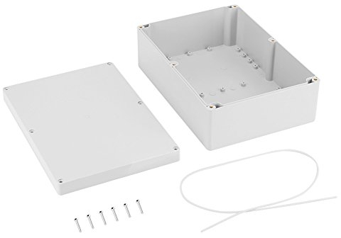 Waterproof Junction Box, Electric Cable Connectors Outdoors IP65 Water-resistant ABS Electrical Project Box Enclosure Instrument Case Flush Mount Terminal Box, 263 * 185 * 95mm