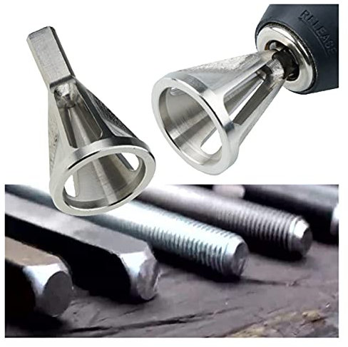 SYHML-SHOP Deburring External Chamfer Tool Deburring Drill Bit For Metal Drilling Tool (Color : Black triangle)