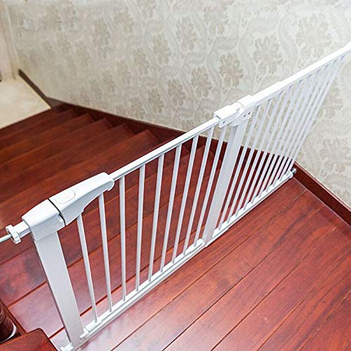 GHCXY Laufgitter Für Haustiere, Sicherheitstore Für Treppen, Hundegeländer, Innen-Anti-Hundekäfig, Zaun, Kaminzaun, Treppengeländer/142-150Cm