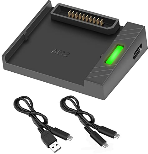 LYONGTECH USB Akku Ladegerät mit PD/QC für DJI Air 2S,Mavic Air 2 Drohne, Raqid Akkuladestation Hub Zubehör