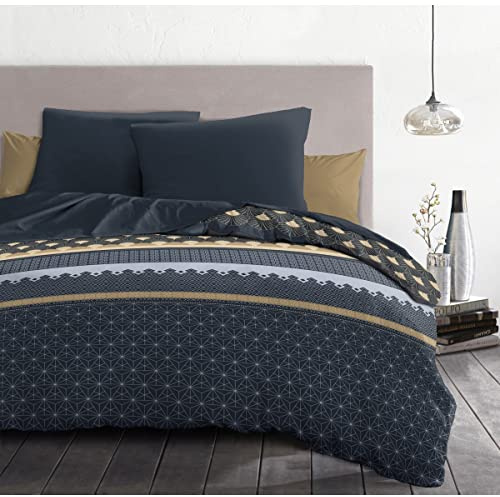 Home Linge Passion Charlest - Juego de edredón de 240 x 260