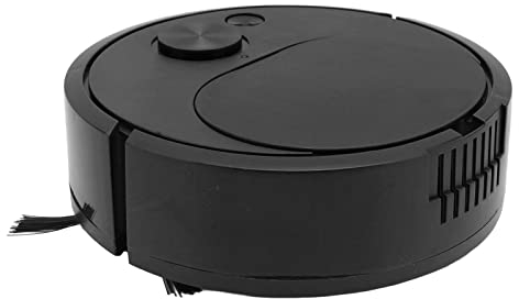 Hosi Robot Aspirateur Balayage Robot ABS Automatique Mini Chargeur USB Éviter Les Tuiles (Le Noir)