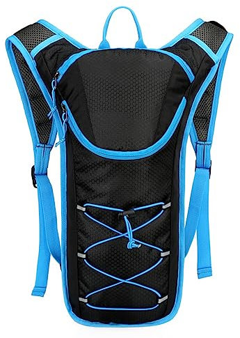 YEAMKE Fahrradrucksack leichte Laufsportarten Outdoor-Wassersack Radfahren Offroad-Rucksack, blau, 45 cm * 5 cm * 21 cm
