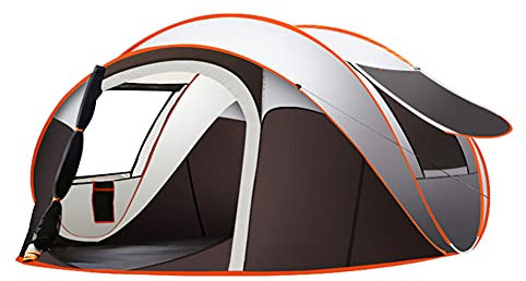 Pop-up-Zelt, vollautomatisches, kompaktes Kuppelzelt mit Tragetasche, ideal für Camping, Garten, Wandern, leichtes Familienzelt, wasserdicht und regensicher, selbstfahrendes Strandzelt (5–8 Personen,