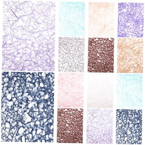 TEHAUX 20blätter Pastellpapier Für Bastelpapiere Scrapbook-DIY-Papier Tagebuch-materialpapier Journal-Papier Bastelmaterialpapier Journal-Material DIY-Retro-Papier Sammlungsmaterialpapier