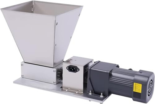 VBVARV Pellet Mill, 60W Electric Animal Feed Pellet Machine, Stainless Steel Wet/Dry Cereals Grain Mill Barley Grinder, Coffee Wheat Rice Corn Crusher Food Pellet Maker