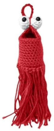 Lnfxkvva Crochet Plant Hanger,Plant Hanger Indoor Hanging Planter Basket,Macrame Plant Hanger Indoor Red L