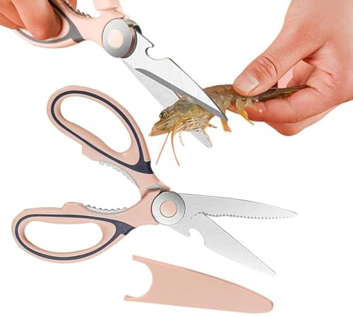 Forbici da cucina per alimenti,Forbici da cucina | Forbici per alimenti Forbici da cucina per tagliare alimenti | Forbici per verdure con impugnatura ergonomica Taglia alimenti Cesoie da cucina per al