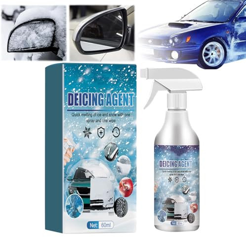 Car Windshield Deicing Spray, Snow Melting Spray De-Icer, Car Windshield Defroster Deicing Spray, For Car Windshields Window Mirrors Key Locks (1PC)