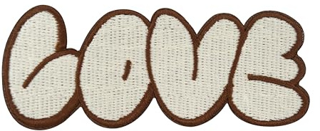 Finally Home Patch zum Aufbügeln - Love Ballon | Spruch Patches, Aufbügler, Hippie Aufnäher Flicken, Vintage Bügelflicken | Bügelpatch für jeden Stoff