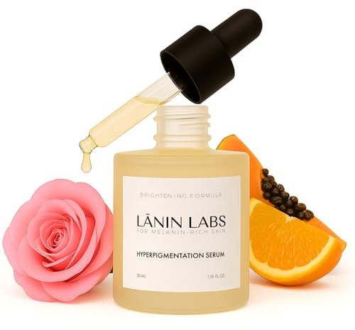 LĀNIN LABS Hyperpigmentation Niacinamide Serum – Gesichtsserum gegen Pigmentflecken entferner gesicht & Altersflecken entfernen | Gesichtspflege, auch bekannt als Dark Spot Correcting Glow Serum