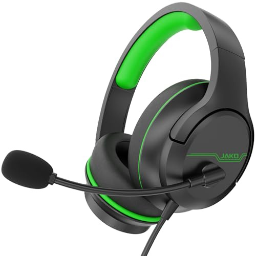 Casque de jeu pour Xbox One, PS5, PS4, PC, Sega Game Gear et autres appareils avec prise audio de 3,5 mm, Plug and Play, casque de jeu pour Nintendo Switch avec micro de dégagement, design pliable
