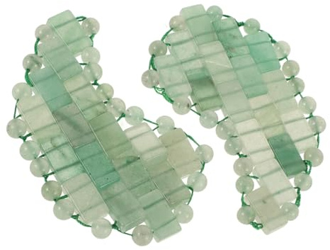 Beaupretty Kühlende Jade Augenmaske für Geschwollene Augen Beruhigende Augenmaske zur Linderung von Müdigkeit und Falten für Entspannung und Spa Anwendungen